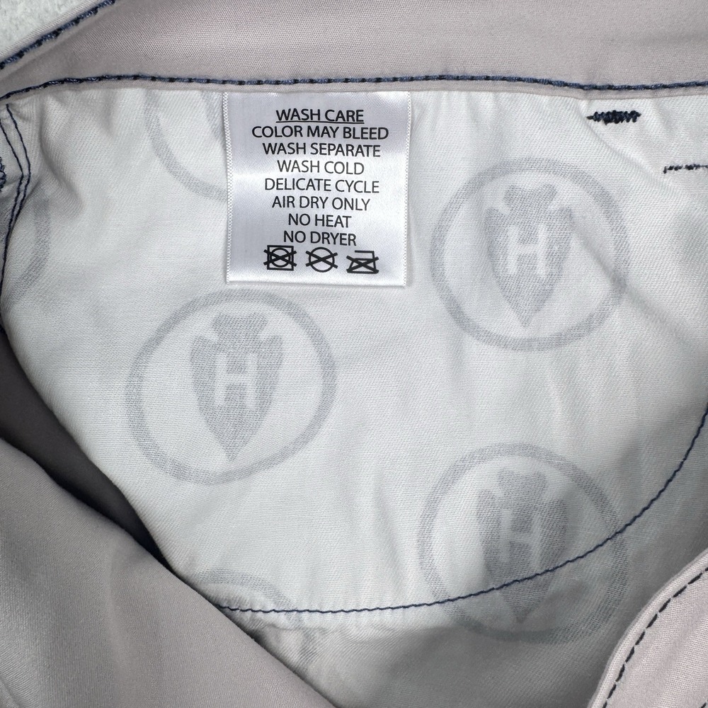 Blue Delta Pants Mens 42x29 5 Pocket Chino Stretch Contrast Custom Made USA - Picture 11 of 12